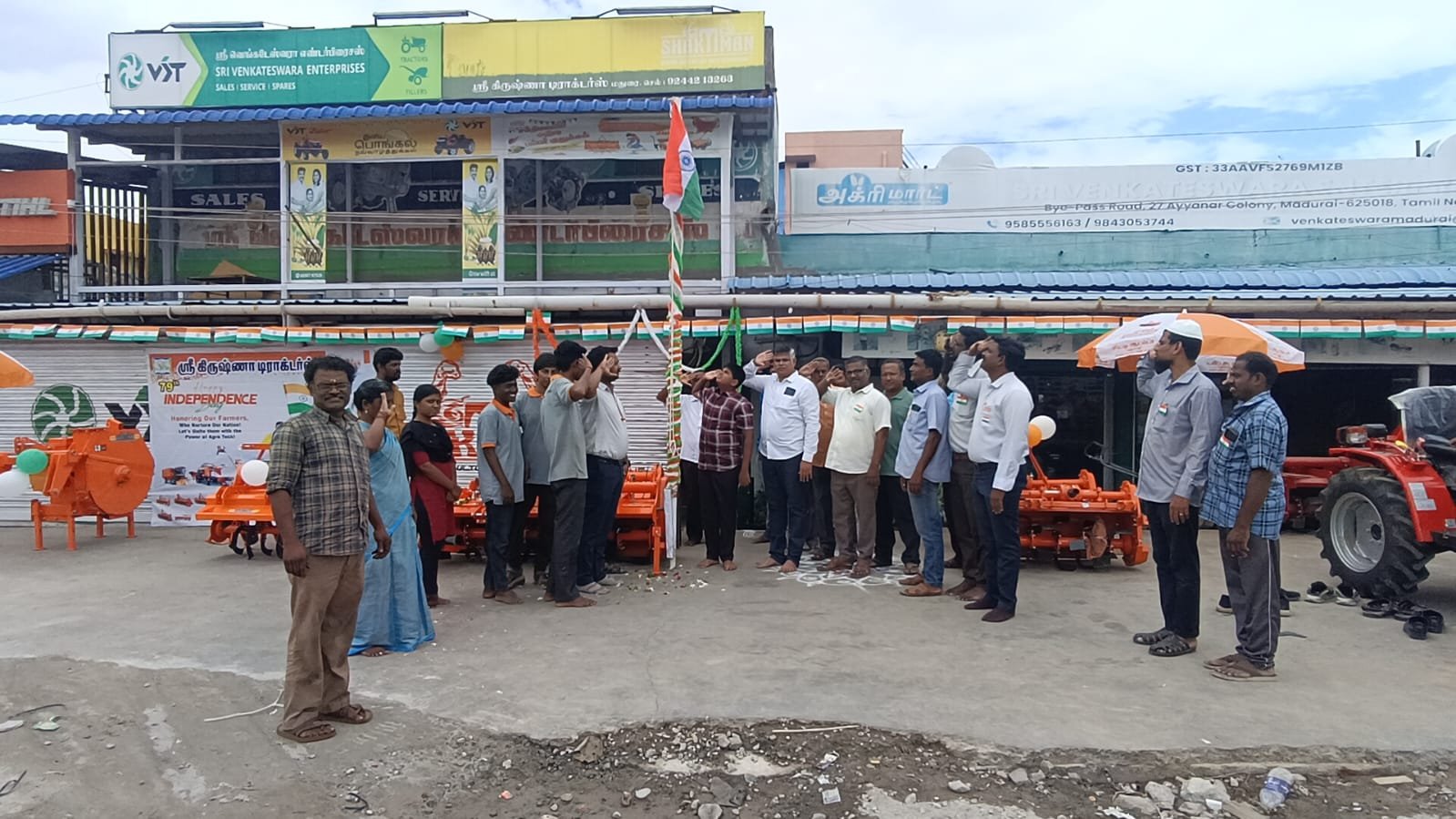 Sri-Venkateswara-Enterprises-Flag-Hoisting